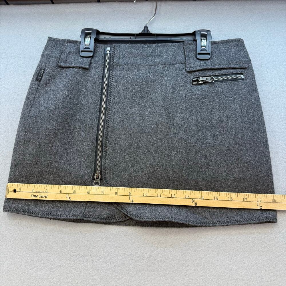 SKHOOP Mini Skirt Women's S Grey Wool Lined Ski Skirt Winter Skirt Sweden EUC - Picture 13 of 13